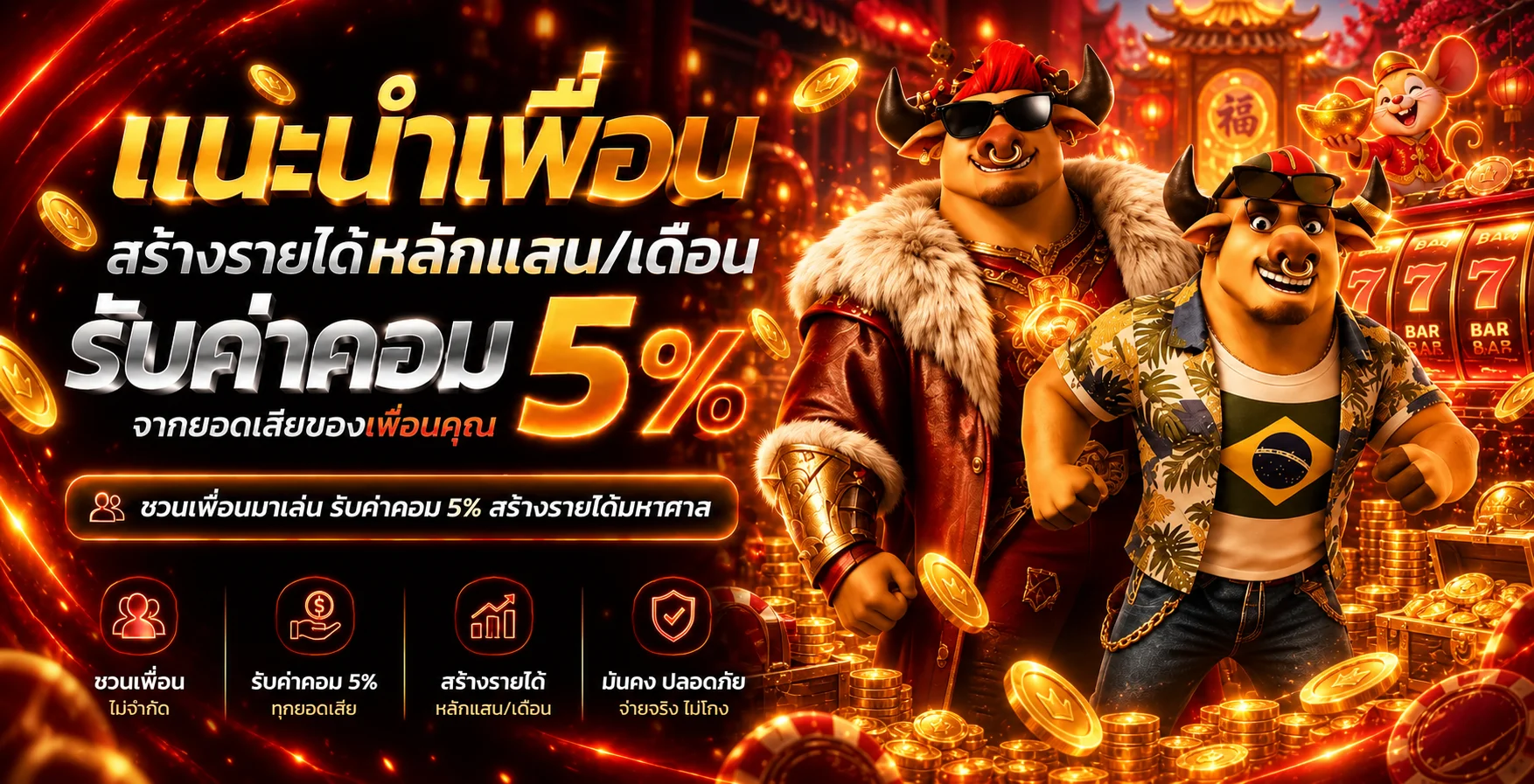 แบนเนอร์แนะนำเพื่อน Mawin789 รับค่าคอมมิชชัน